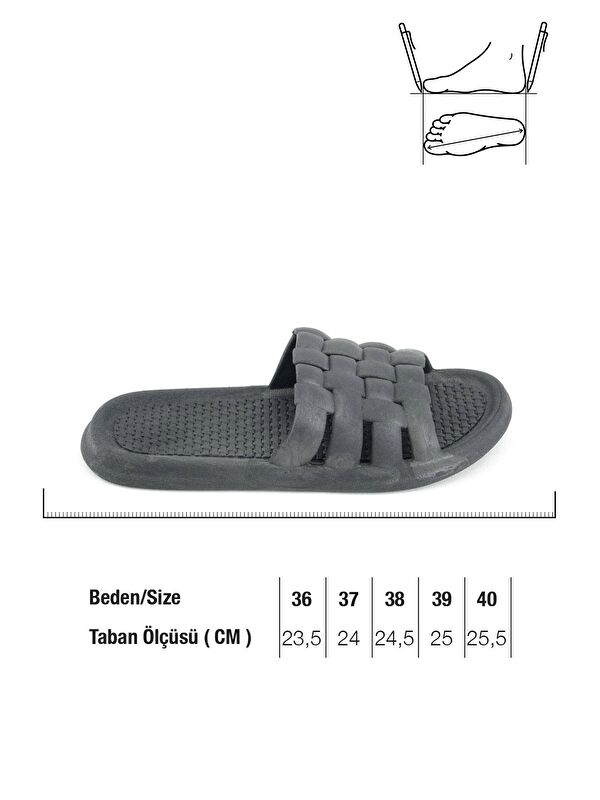 Yazlık Kaydırmaz Taban Kadın Terlik - Görsel 3