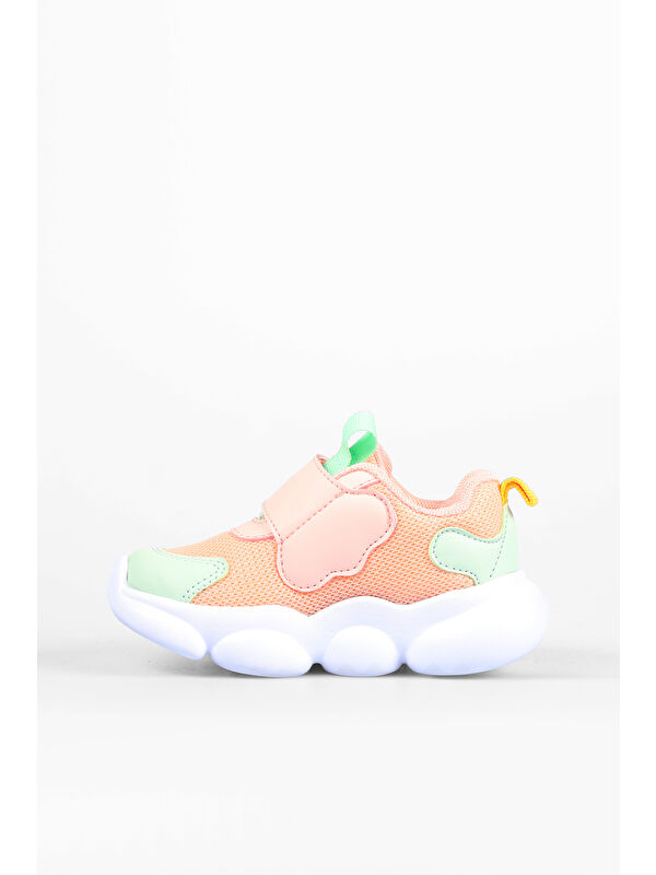 Gum Işıklı Kız Bebek Pudra Spor Ayakkabı - Görsel 8