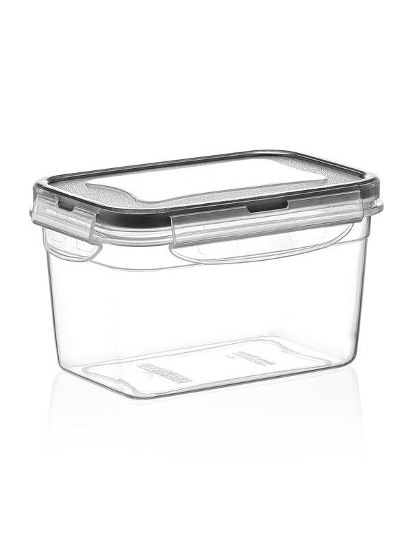 Plastart Fresh Box Dikdörtgen Izgaralı Saklama Kabı - 1300 ml
