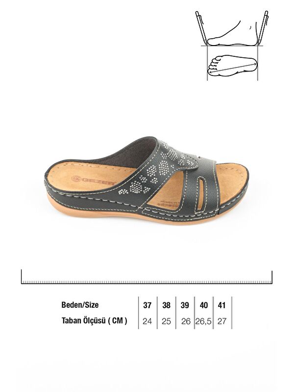 Yazlık Kadın Suni Deri Koleksiyon Terlik - Görsel 3