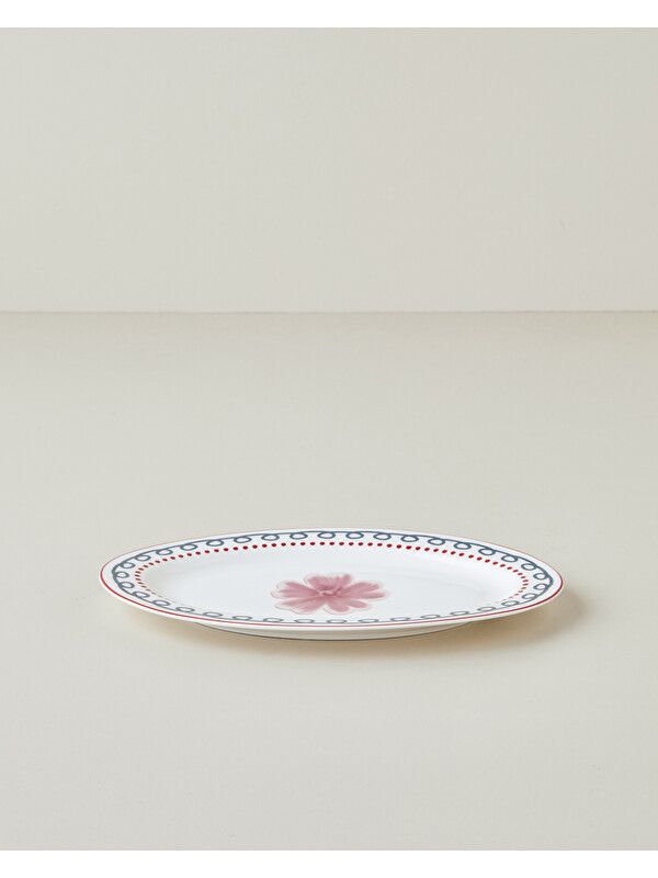 English Home Florentis Bone Porselen Kayık Tabak 21,5 cm Renkli