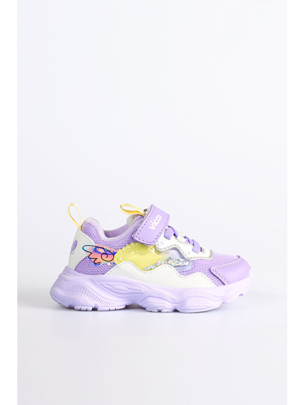 Kimmy Hafif Kız Bebek Lila Spor Ayakkabı - Görsel 4