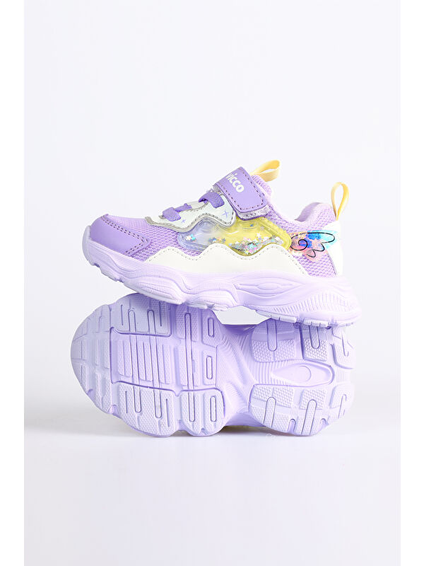 Kimmy Hafif Kız Bebek Lila Spor Ayakkabı - Görsel 7