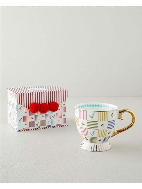 English Home Bright Ophelia New Bone China Kupa 460 ml Renkli