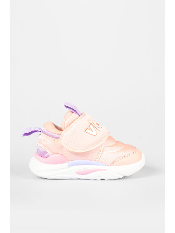 Mila Hafif Kız Bebek Pudra Spor Ayakkabı - Görsel 4