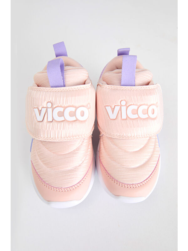 Mila Hafif Kız Bebek Pudra Spor Ayakkabı - Görsel 6