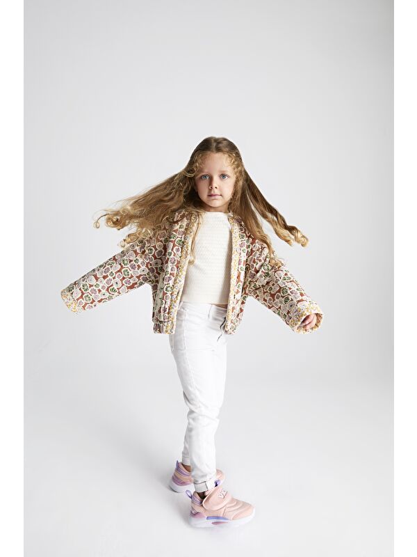 Mila Hafif Kız Bebek Pudra Spor Ayakkabı - Görsel 2