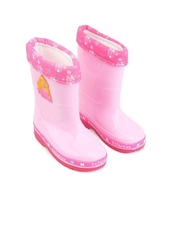 Kışlık Prenses Kız Çocuk Yağmur Çizme - Görsel 4