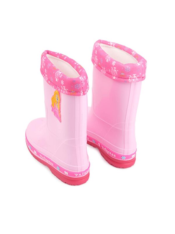 Kışlık Prenses Kız Çocuk Yağmur Çizme - Görsel 5