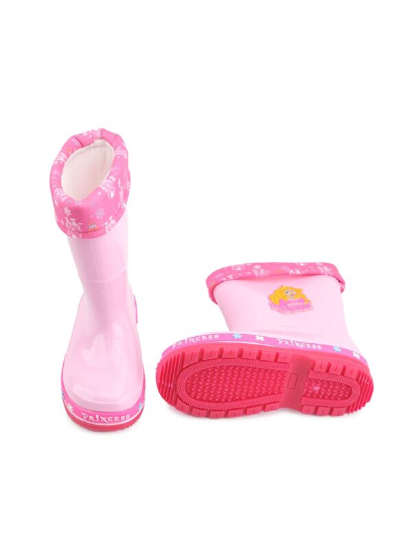 Kışlık Prenses Kız Çocuk Yağmur Çizme - Görsel 6