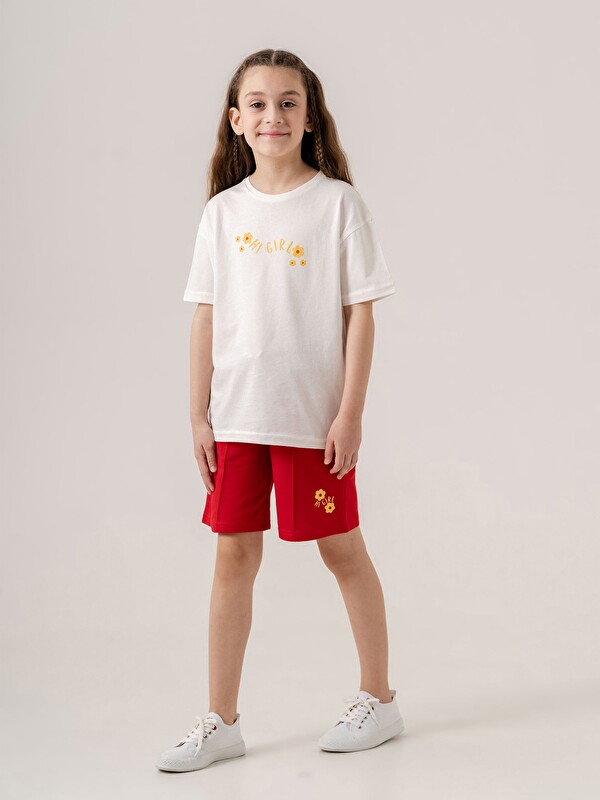 Mışıl Kids Hi Girl Baskılı Kız Çocuk Alt Üst Takım