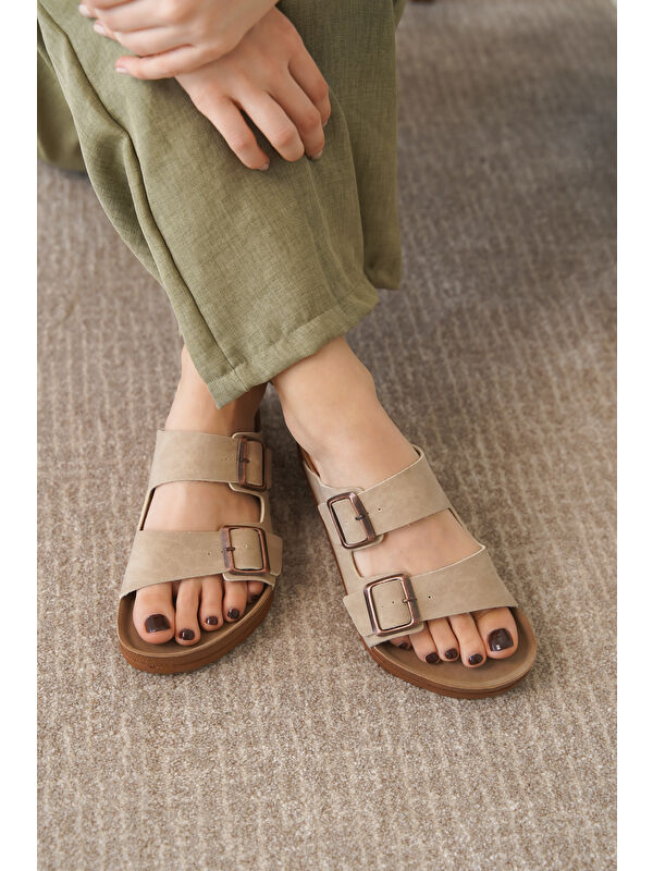 Arizona Günlük Ortopedik Unisex Tokalı Terlik - Görsel 2