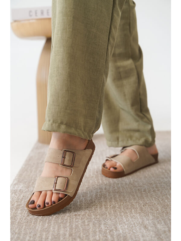 Arizona Günlük Ortopedik Unisex Tokalı Terlik - Görsel 5