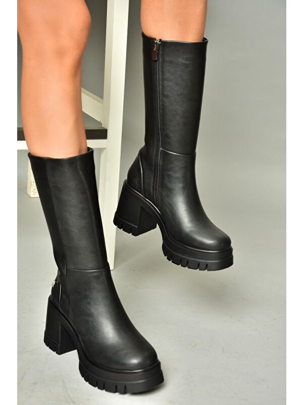 T9737901 Siyah Kadın Çizme - Görsel 4