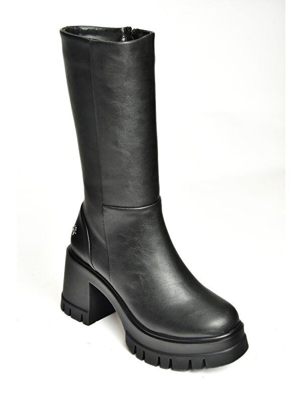T9737901 Siyah Kadın Çizme - Görsel 5