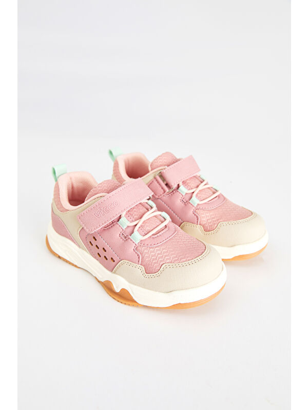 Homer Hafif Kız Okul Öncesi Pudra Spor Ayakkabı - Görsel 4