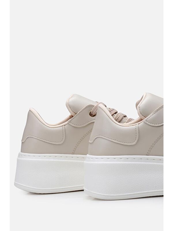 Bej Kadın Günlük Ayakkabı - Görsel 7