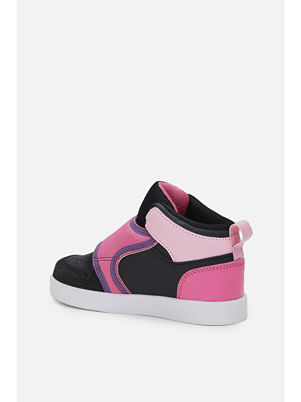 Ufo Işıklı Kız Bebek Siyah/Fuşya Bot - Görsel 4