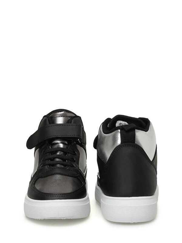 HUSTO.F4PR Siyah Kız Çocuk High Sneaker - Görsel 6