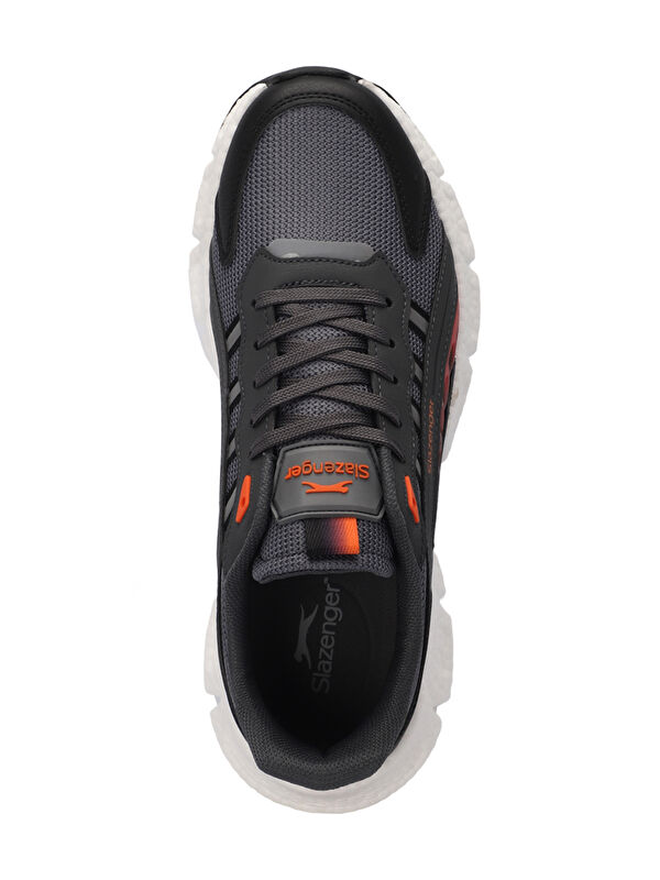 ZIPLINE Erkek Sneaker Ayakkabı Koyu Gri / Turuncu - Görsel 6