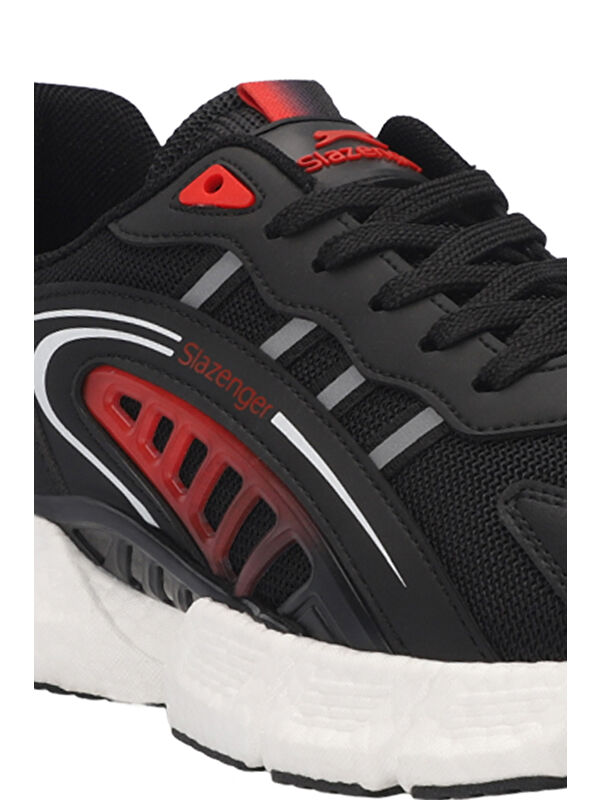ZIPLINE Erkek Sneaker Ayakkabı Siyah / Kırmızı - Görsel 5
