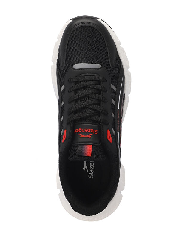 ZIPLINE Erkek Sneaker Ayakkabı Siyah / Kırmızı - Görsel 6