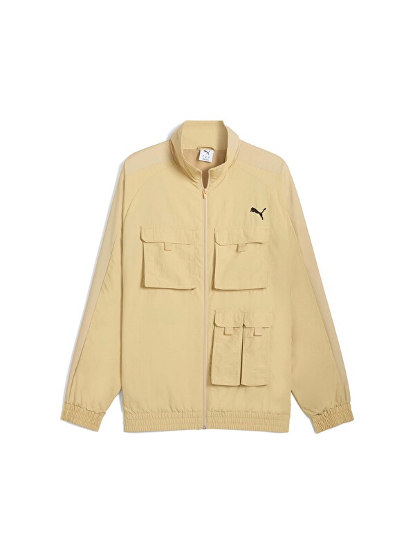 Puma T7 Cargo Erkek Geniş Kesim Track Fermuarlı Sweatshirt