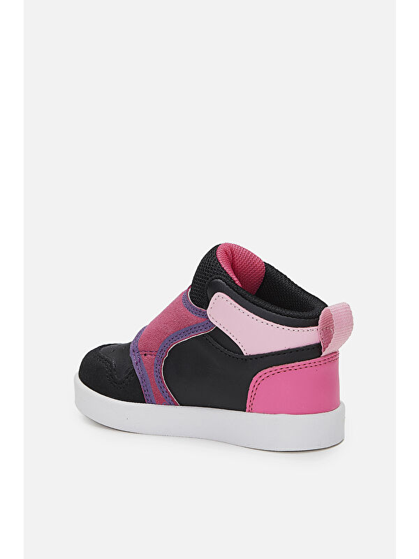 Ufo Işıklı Kız İlk Adım Siyah/Fuşya Bot - Görsel 4