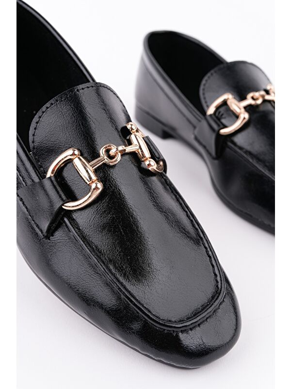 STRİDE Metal Tokalı Kadın Günlük Loafer Ayakkabı - Görsel 3