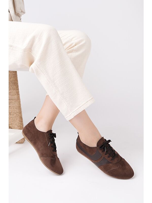 VİBE Bağcıklı Günlük Kadın Sneaker Spor Ayakkabı - Görsel 9