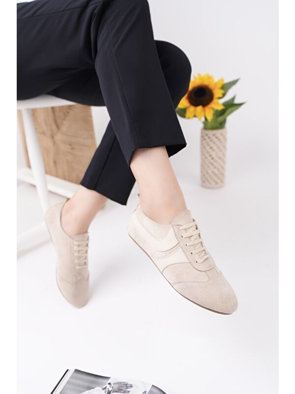 VİBE Bağcıklı Günlük Kadın Sneaker Spor Ayakkabı - Görsel 8