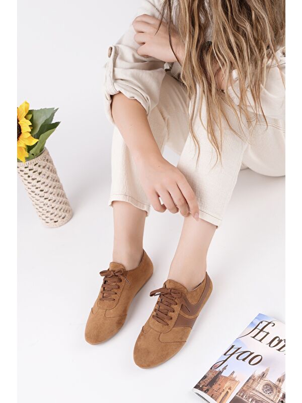 VİBE Bağcıklı Günlük Kadın Sneaker Spor Ayakkabı - Görsel 8