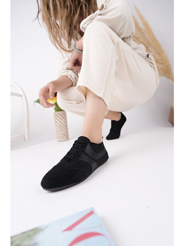 VİBE Bağcıklı Günlük Kadın Sneaker Spor Ayakkabı - Görsel 8