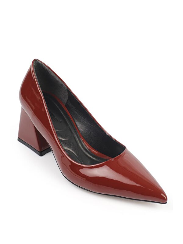 Orta Topuklu Yumuşak Pedli Taban Kadın Ayakkabı - Görsel 5