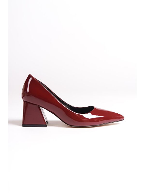 Orta Topuklu Yumuşak Pedli Taban Kadın Ayakkabı - Görsel 6