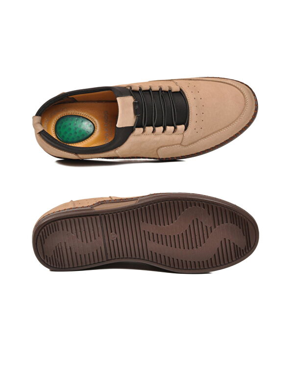 Ayakmod Siyah Ayakmod Nubuk Hakiki Deri Jel Taban Anatomik Erkek Casual Ayakkabı 418 M