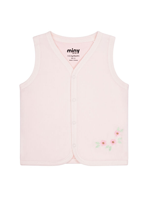 Minycenter Kız Bebek Yelek