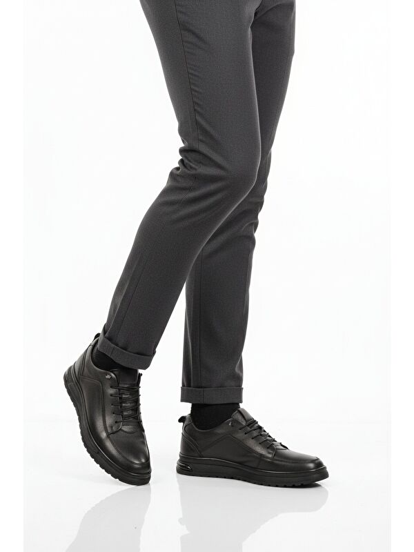 Ayakmod Siyah Ayakmod Nubuk Hakiki Deri Erkek Casual Ayakkabı 138 M