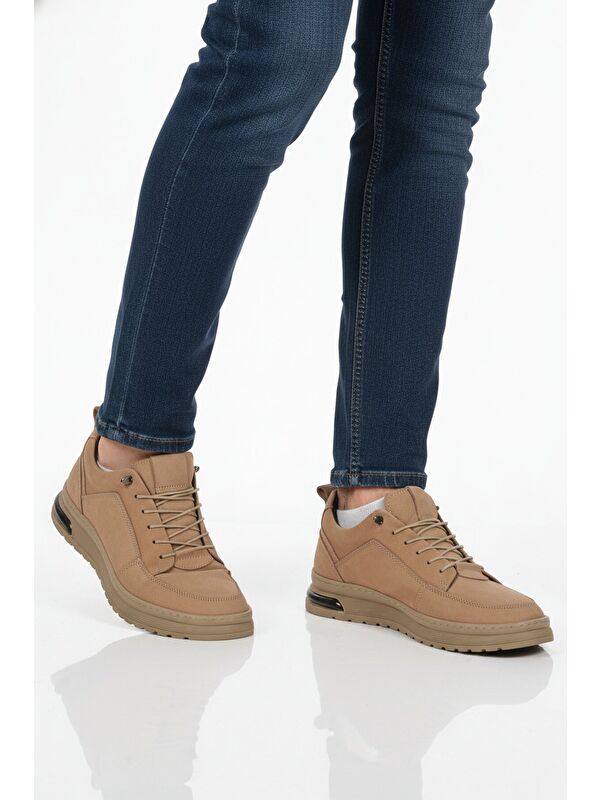 Ayakmod Siyah Ayakmod Nubuk Hakiki Deri Erkek Casual Ayakkabı 138 M