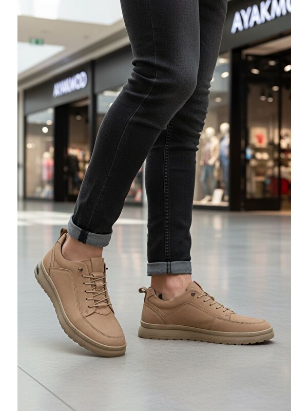 Ayakmod Siyah Ayakmod Nubuk Hakiki Deri Erkek Casual Ayakkabı 138 M