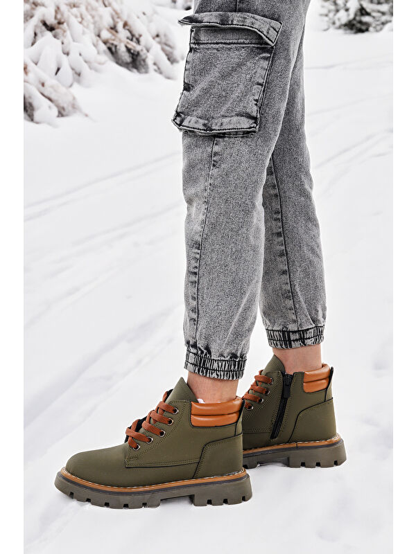 Fermuarlı Erkek Çocuk Bot Ayakkabı Arz 4552 - Görsel 3