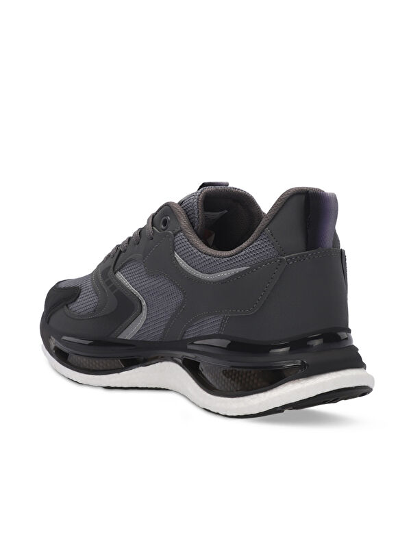 ZOWIE Erkek Sneaker Ayakkabı Koyu Gri / Siyah - Görsel 4