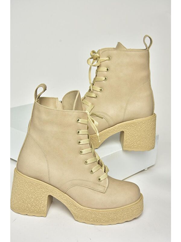 T9965330 Bej Kadın Bot - Görsel 6