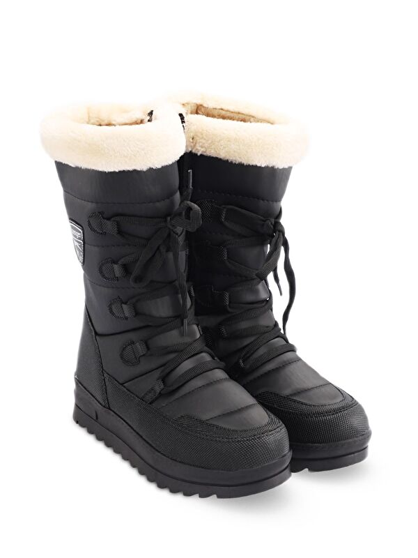 HOPE IN Kadın Bot Siyah / Bej - Görsel 3