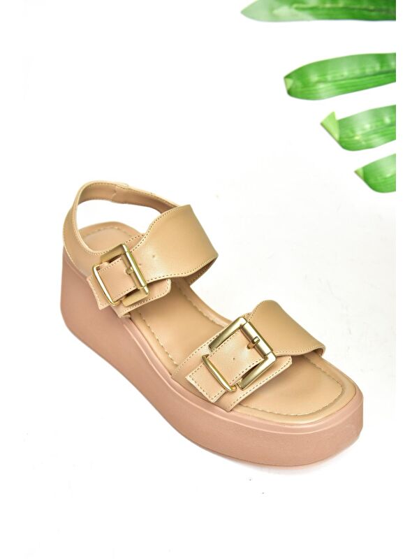 S5905504 Ten Kadın Sandalet - Görsel 3