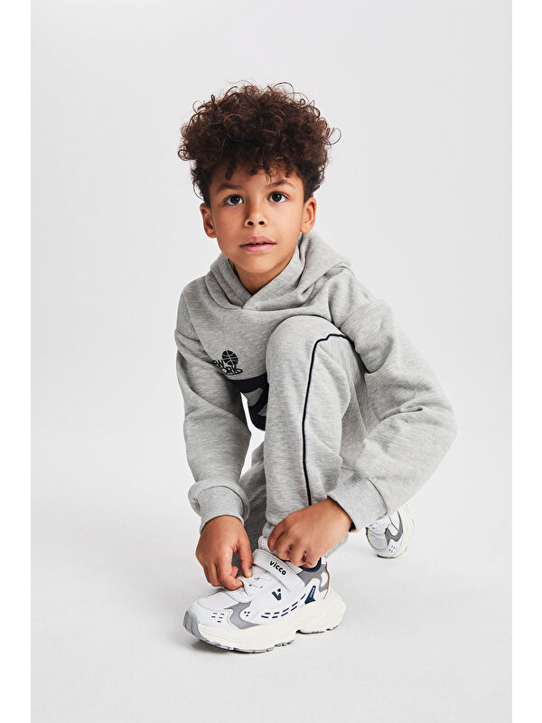 Tag Basic Erkek Çocuk Beyaz Spor Ayakkabı - Görsel 4