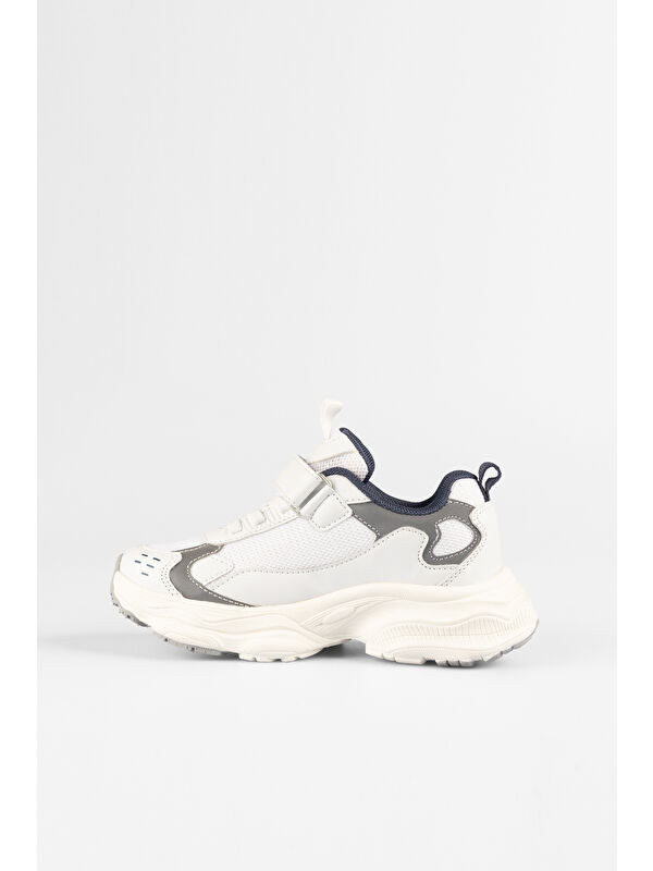 Tag Basic Erkek Çocuk Beyaz Spor Ayakkabı - Görsel 6