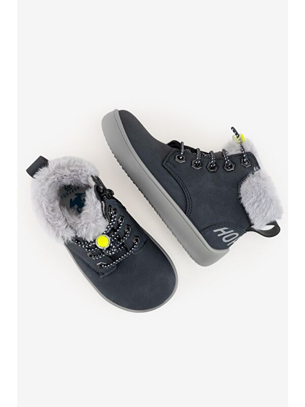 Hopfrög Pembe Hopfrög Furry Nubuk Boots Barefoot Çocuk Botu