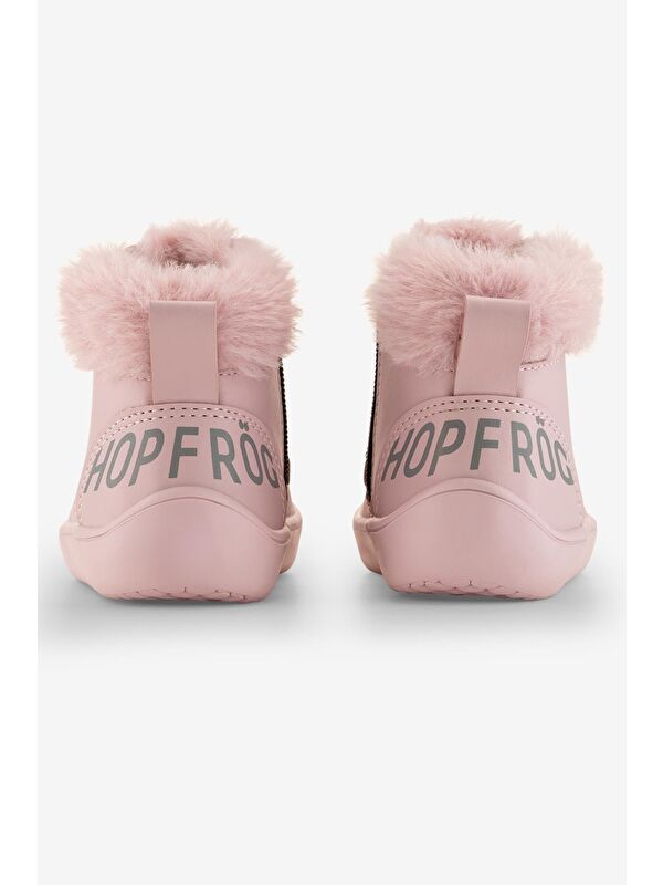 Hopfrög Pembe Hopfrög Furry Nubuk Boots Barefoot Çocuk Botu