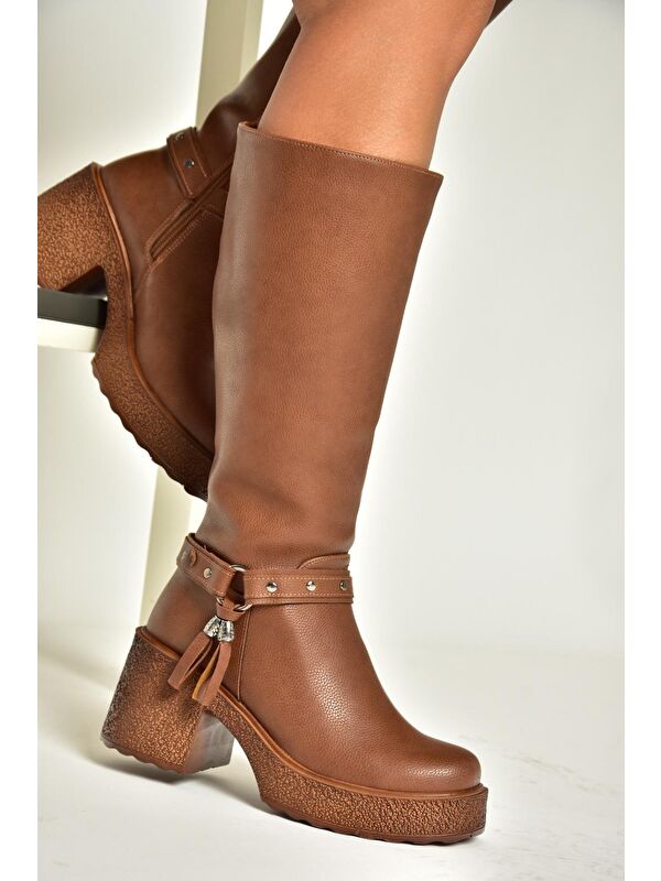 T9962240 Taba Kadın Çizme - Görsel 3